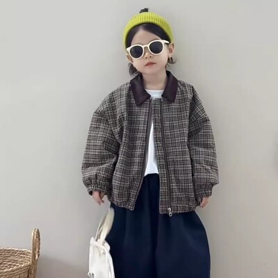 儿童外套女款秋季男款2025新款棉