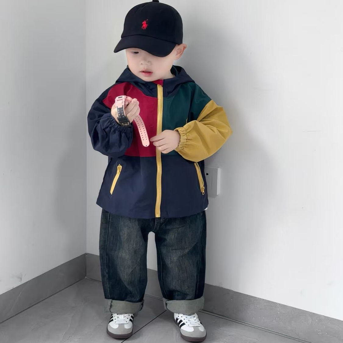 韩范痞帅小男孩外套早秋炸街男式