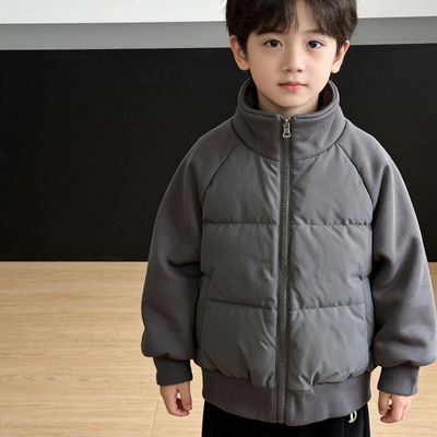 儿童棉服男款2025新款冬季男童韩