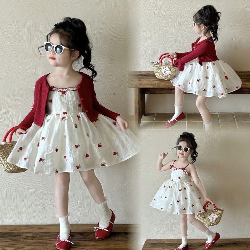 女童轻奢小众高端套装韩系高级感穿搭超好看时尚洋气时髦裙子2025,童装/婴儿装/亲子装,套装,淘宝优惠券,粉丝福利购,淘宝优惠卷