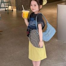 小女孩时尚炸街童装网红裙子时尚洋气时髦潮酷穿搭女宝宝夏季套装