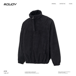 OVDY简约小立领精致感通勤外套夹克美拉德色系棉服松弛自带复古感