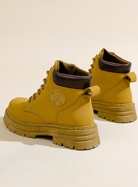 FCS经典百搭大黄靴女马丁靴mt065   boss姐