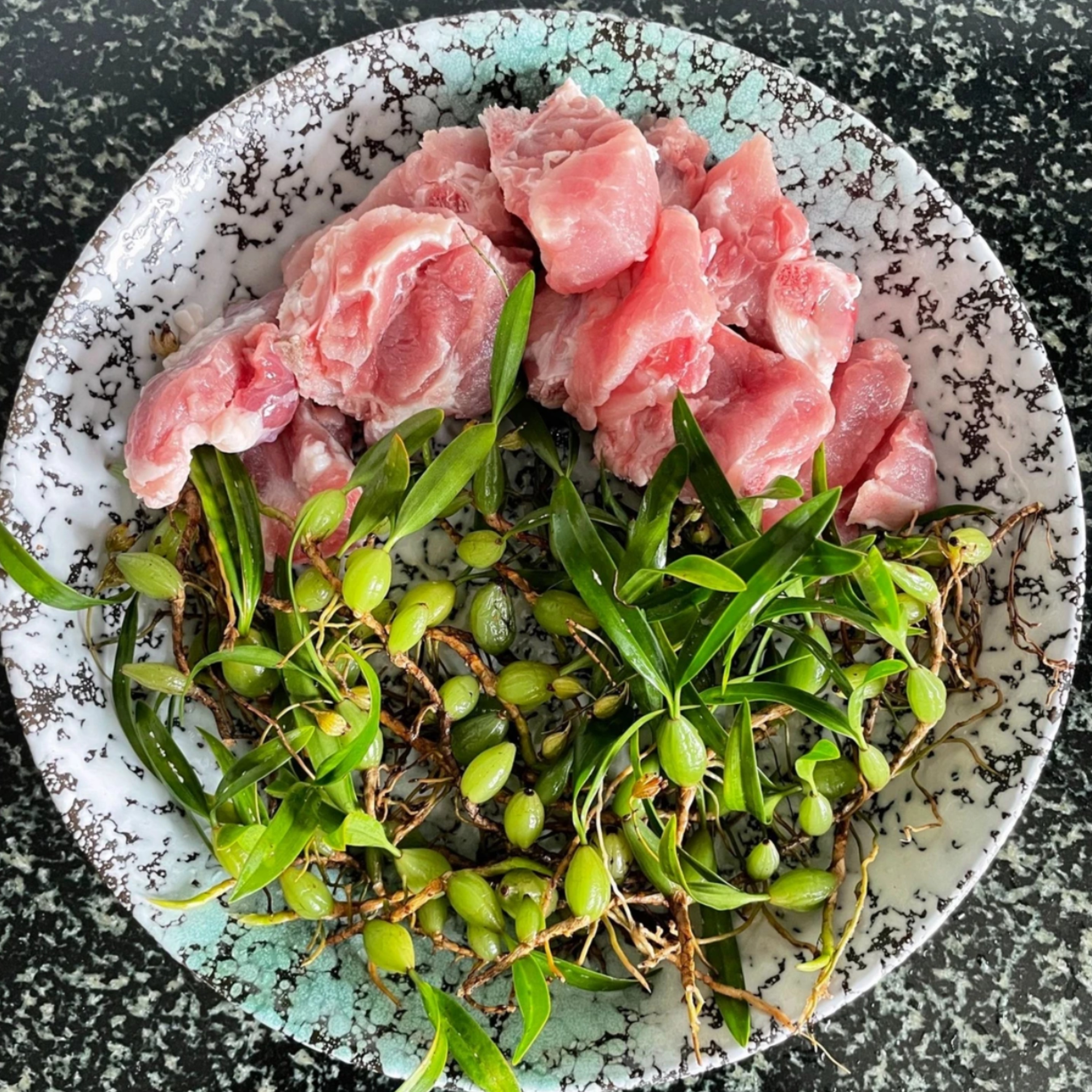 现采野石橄榄新鲜双叶小果500g石仙桃果上叶炖汤煲汤补品材料包邮