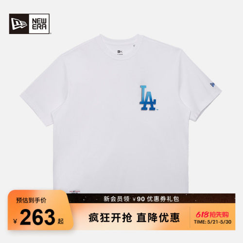 NewEra纽亦华字母印花短袖