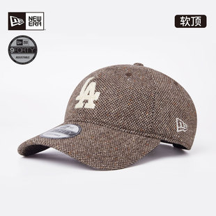 New MLB棒球帽羊毛混纺格纹毛呢弯檐潮940 Era纽亦华2025秋冬新款