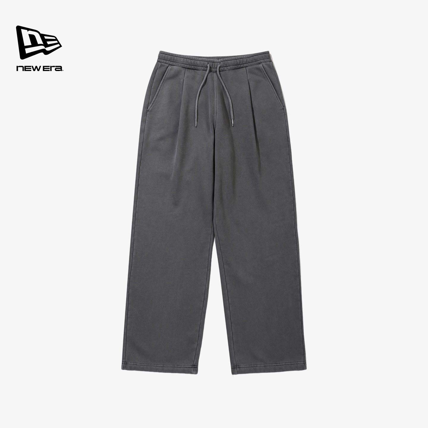 NEW ERA纽亦华26新品抽绳运动日常加绒水洗松紧休闲裤男女同款NE