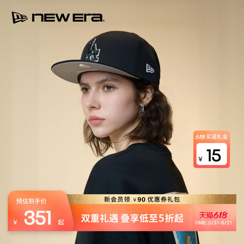 New Era纽亦华26新品MLB全封棒球帽LOGO运动街头硬顶潮流NE5950