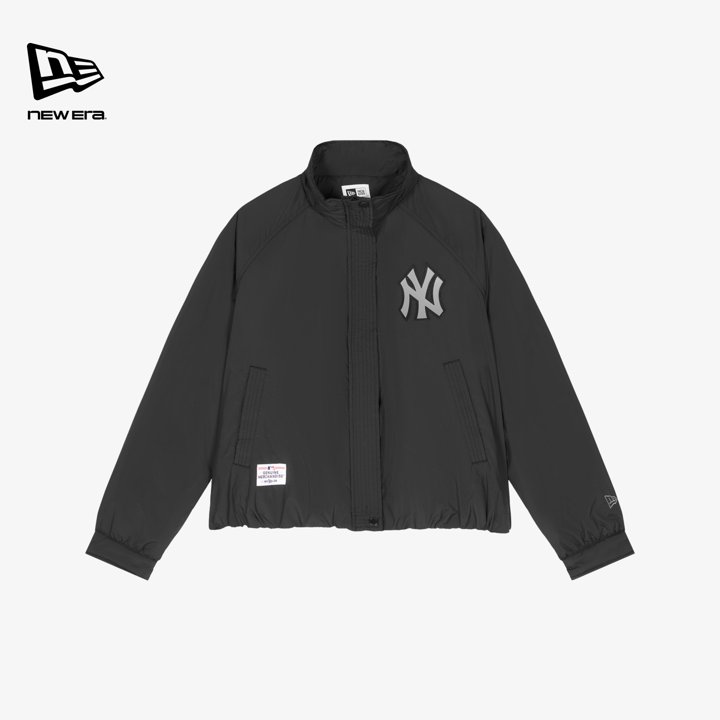 NEW ERA纽亦华26新品MLB经典系列短款立领保暖棉服外套夹克女士NE
