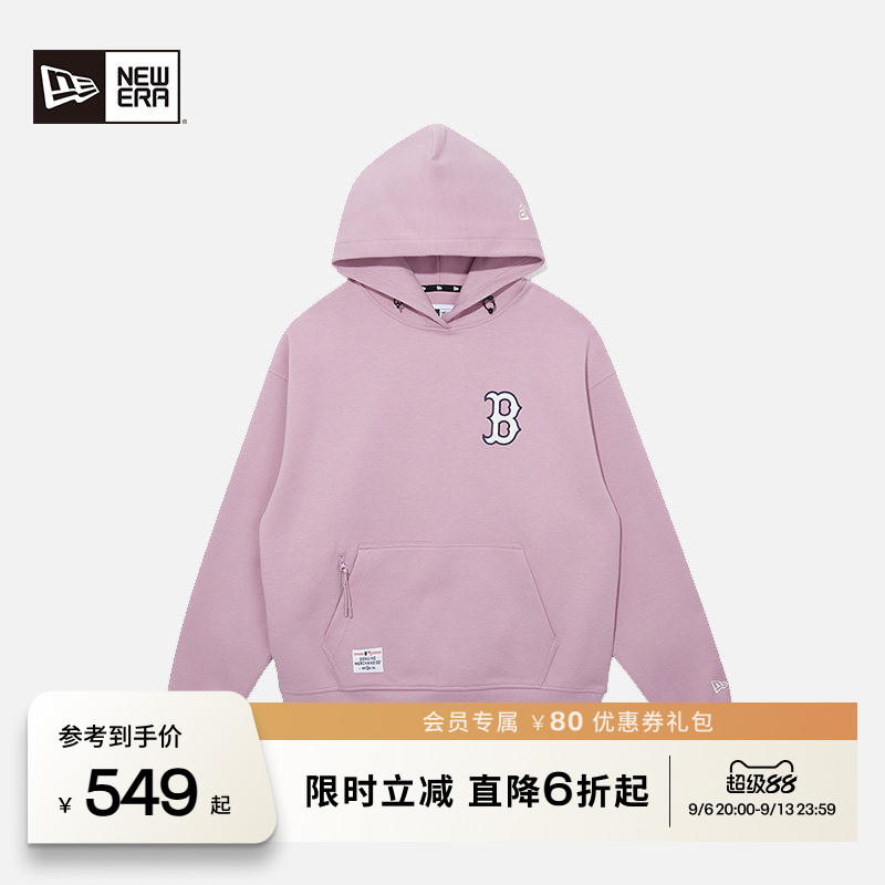 NewEra纽亦华宽松美式连帽卫衣