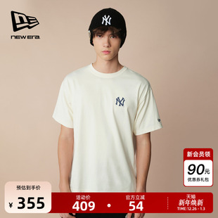 MLB印花短袖 新款 T恤透气圆领男女宽松NY潮 Era纽亦华2025秋季 New
