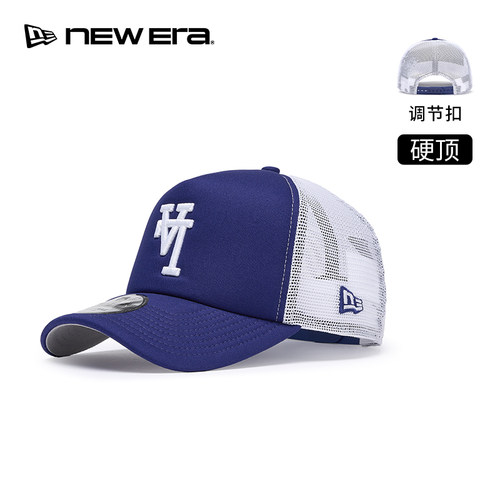 NEW ERA纽亦华26新品MLB倒标运动网眼卡车帽弯檐棒球帽硬顶NE940