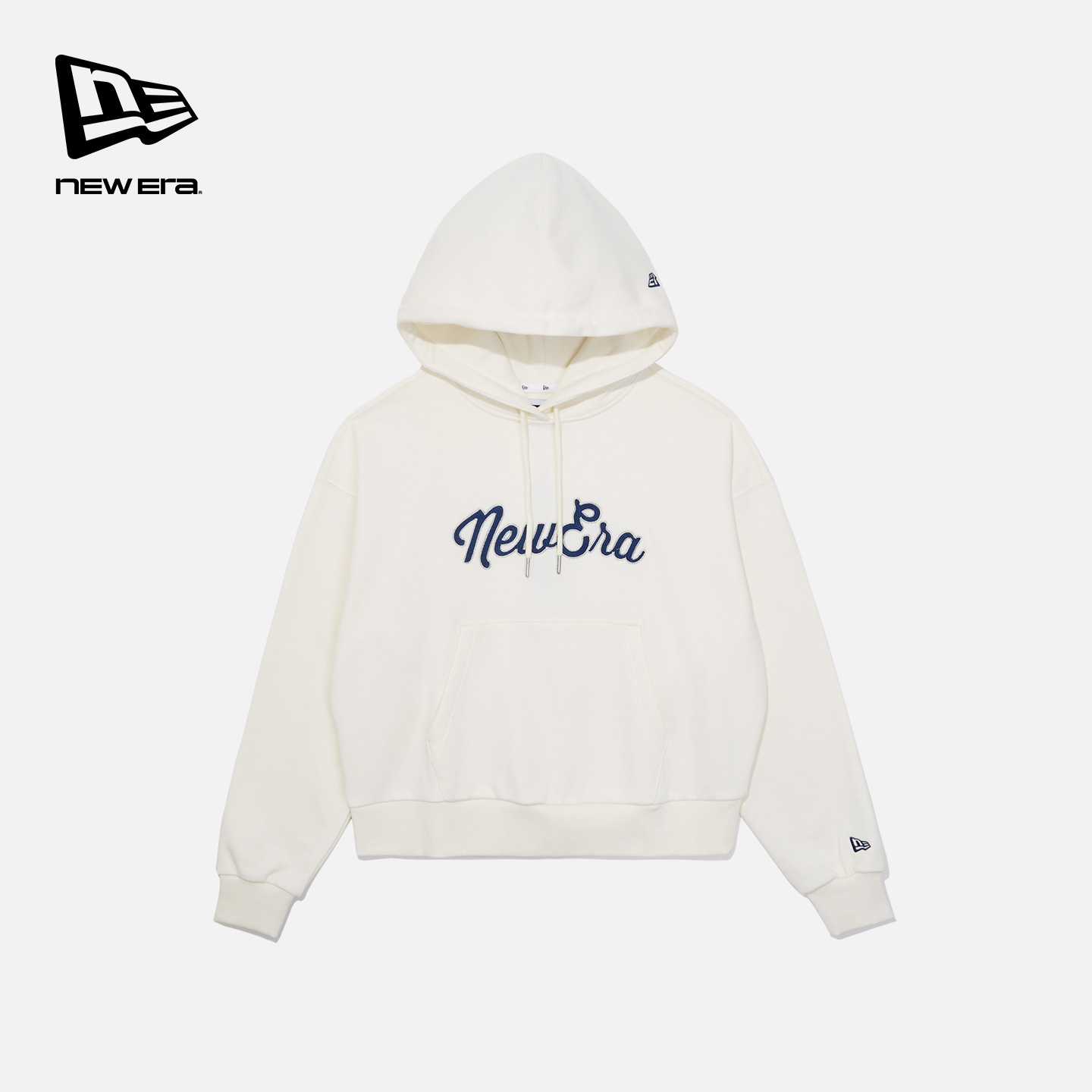 NewEra纽亦华连帽短款女士卫衣