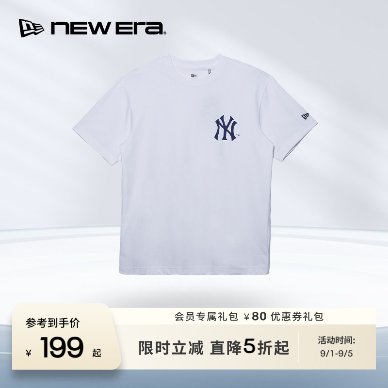NEW ERA纽亦华26新品MLB运动休闲时尚短袖T恤男女同款NE图片