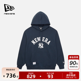 简约套头潮 MLB学院风连帽卫衣运动美式 New Era纽亦华2025秋冬新款