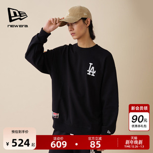 男女上衣宽松潮 套头卫衣休闲百搭复古时尚 New Era纽亦华秋冬新款
