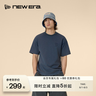 NEW ERA纽亦华26新品MLB缤纷夏日系列宽松运动100%棉短袖T恤NE