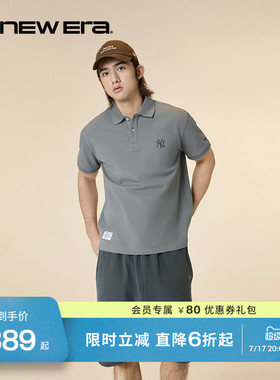 NEW ERA纽亦华26新品街头复古系列100%棉短裤宽松运动时尚男士NE