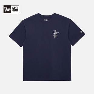 Era纽亦华秋季 宽松半袖 新款 复古休闲T恤透气美式 印花纯棉短袖 New