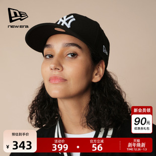 MLB运动弯檐棒球帽NY刺绣logo硬顶940 新款 New Era纽亦华2025秋季