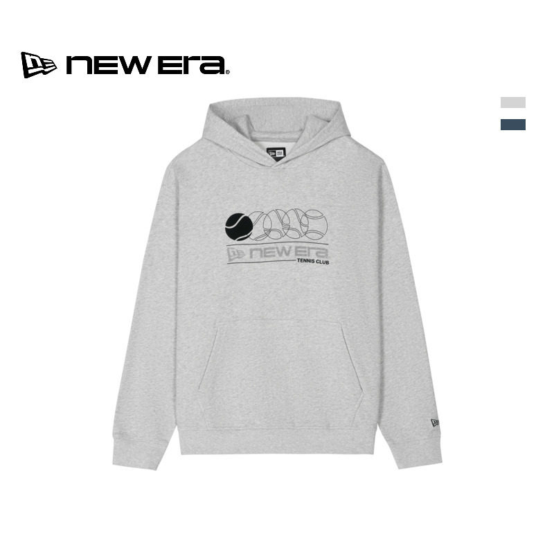 NEW ERA纽亦华26新品网球俱乐部连帽运动休闲卫衣HOODIE男女NE
