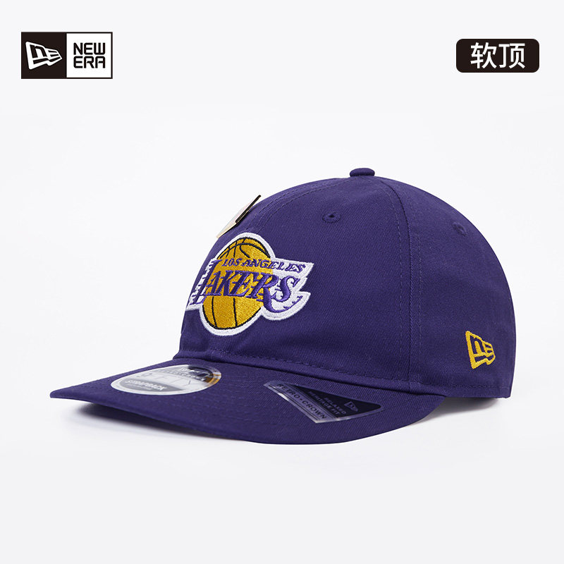 NEW ERA纽亦华春夏新款NBA棒球帽子湖人运动遮阳刺绣街头鸭舌帽