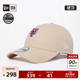 MLB遮阳棒球帽学院手绘风弯檐男女940鸭舌 新款 New Era纽亦华秋季