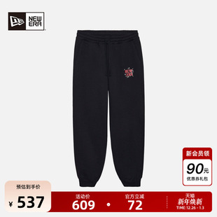 刺绣束脚情侣休闲宽松潮 街头运动长裤 New Era纽亦华秋冬重磅新款