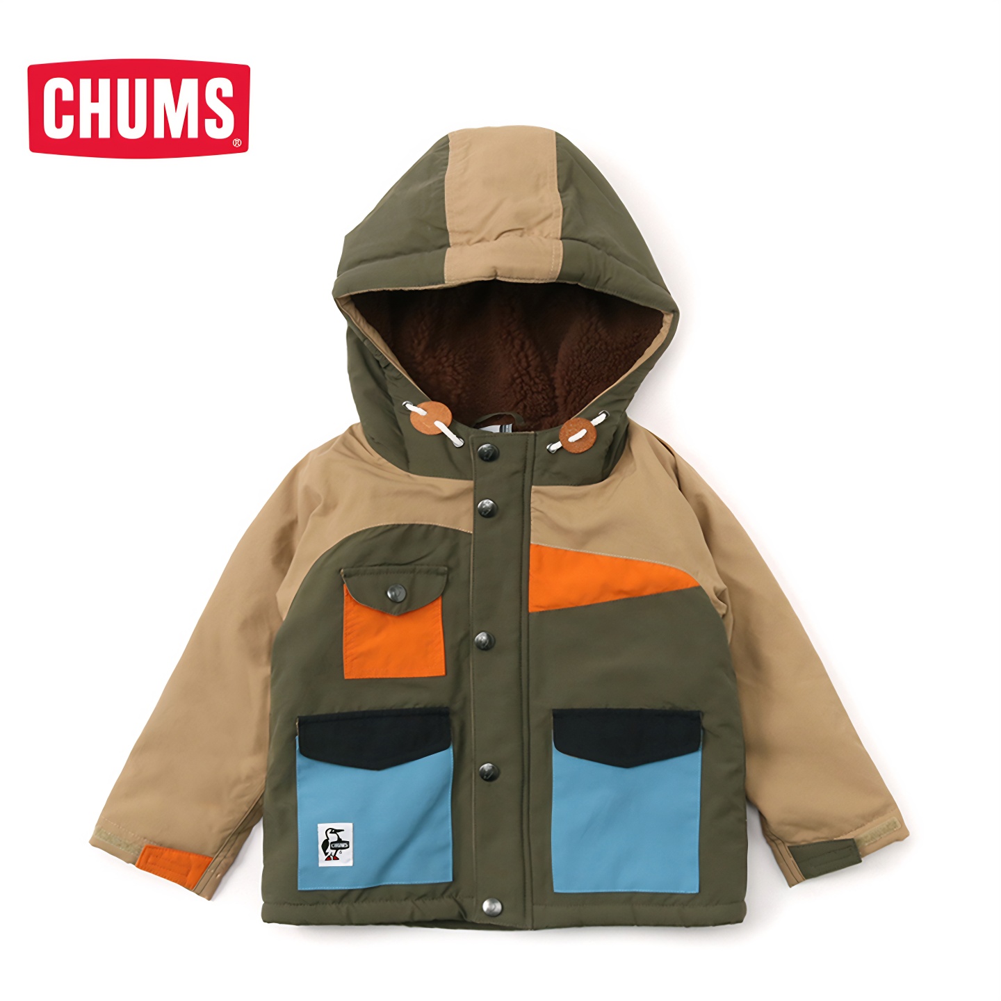 秋冬新品儿童拼色夹克外套