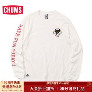 2003 CH01 CHUMS洽洽鸟BSC联名户外运动卫衣潮牌长袖 T恤男女套头衫