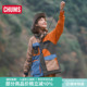 CHUMS洽洽鸟户外休闲夹克外套男女拼接保暖连帽拉链上衣CH04 1385