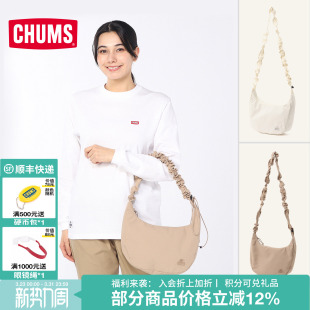 CHUMS洽洽鸟户外休闲月牙包单肩包可调节斜挎包百搭女款 4142 CH60