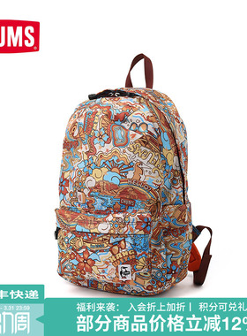 CHUMS洽洽鸟潮流户外休闲通用款双肩背包日常背包CH60-3961