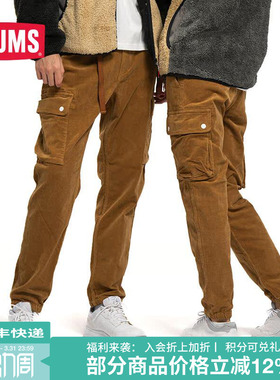 CHUMS洽洽鸟灯芯绒工装裤户外运动休闲秋冬男女休闲长裤CH03-1263