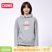 CHUMS洽洽鸟户外运动休闲女款 1200 卫衣城市印花卫衣CH10