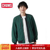 双面穿立领飞行夹克外套男休闲宽松上衣女CH04 CHUMS 洽洽鸟 1366