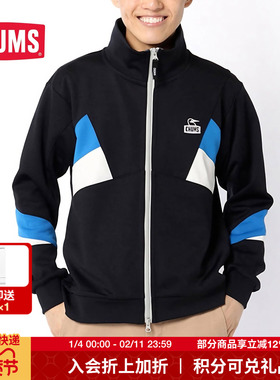 CHUMS洽洽鸟户外男拼接运动休闲外套时尚复古运动服上衣CH00-1288