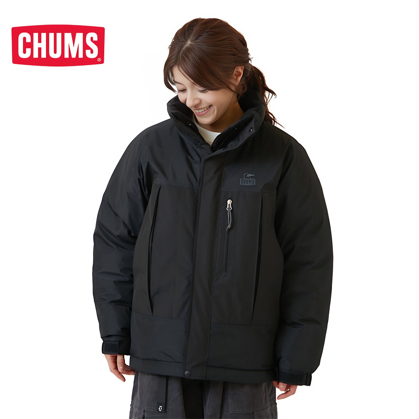 CHUMS/洽洽鸟休闲夹克羽绒外套图片