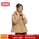 CHUMS洽洽鸟户外运动休闲秋冬女款 宽松加绒保暖夹克CH18 1177