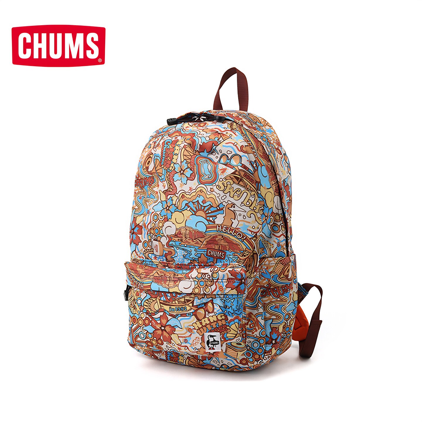 chums洽洽鸟日系21户外双肩背包图片