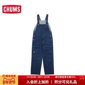 CHUMS洽洽鸟户外运动休闲牛仔背带裤 1342 CH03 男女同款 百搭长裤