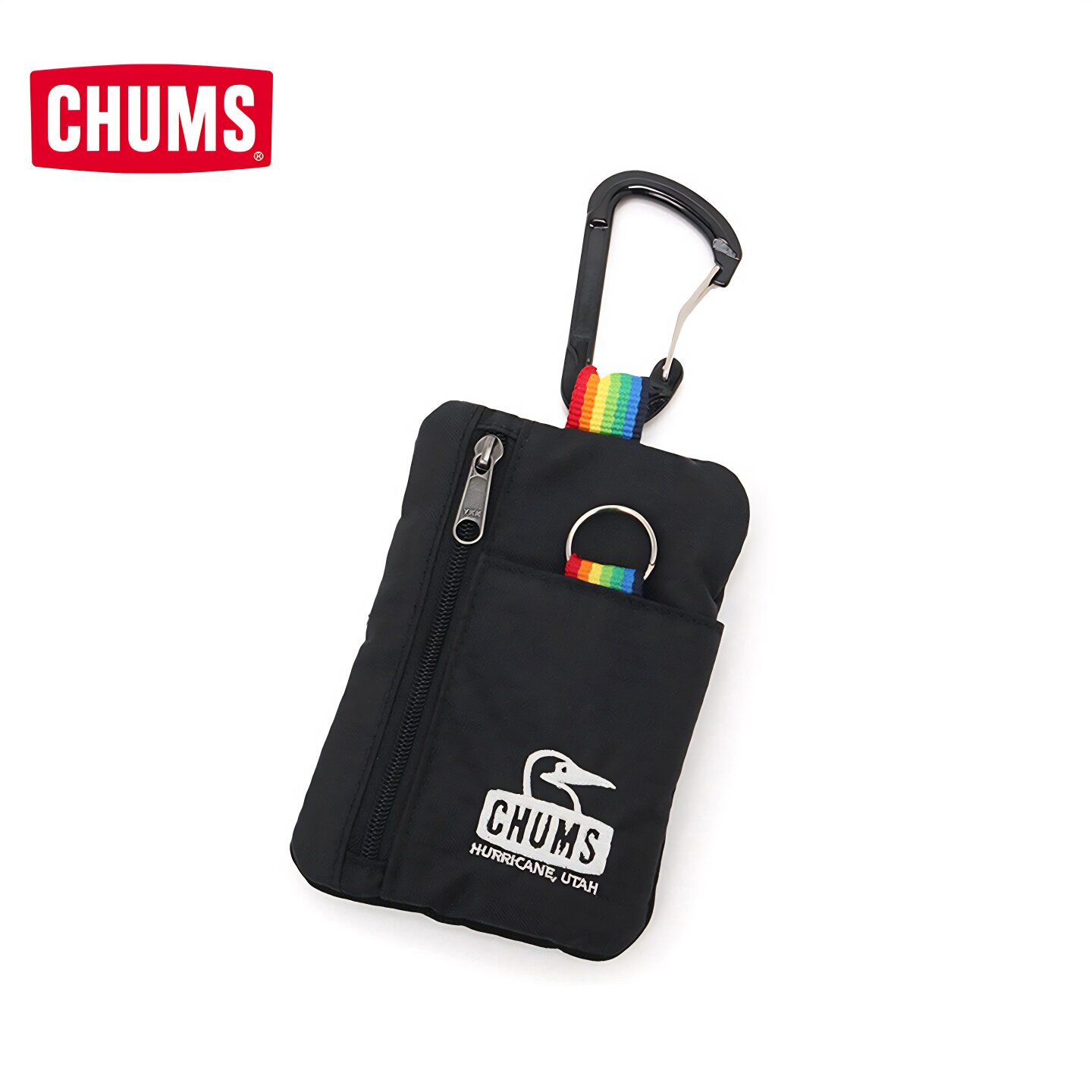CHUMS洽洽鸟户外休闲钥匙包零钱包卡包25春夏挂件配饰CH60-3999