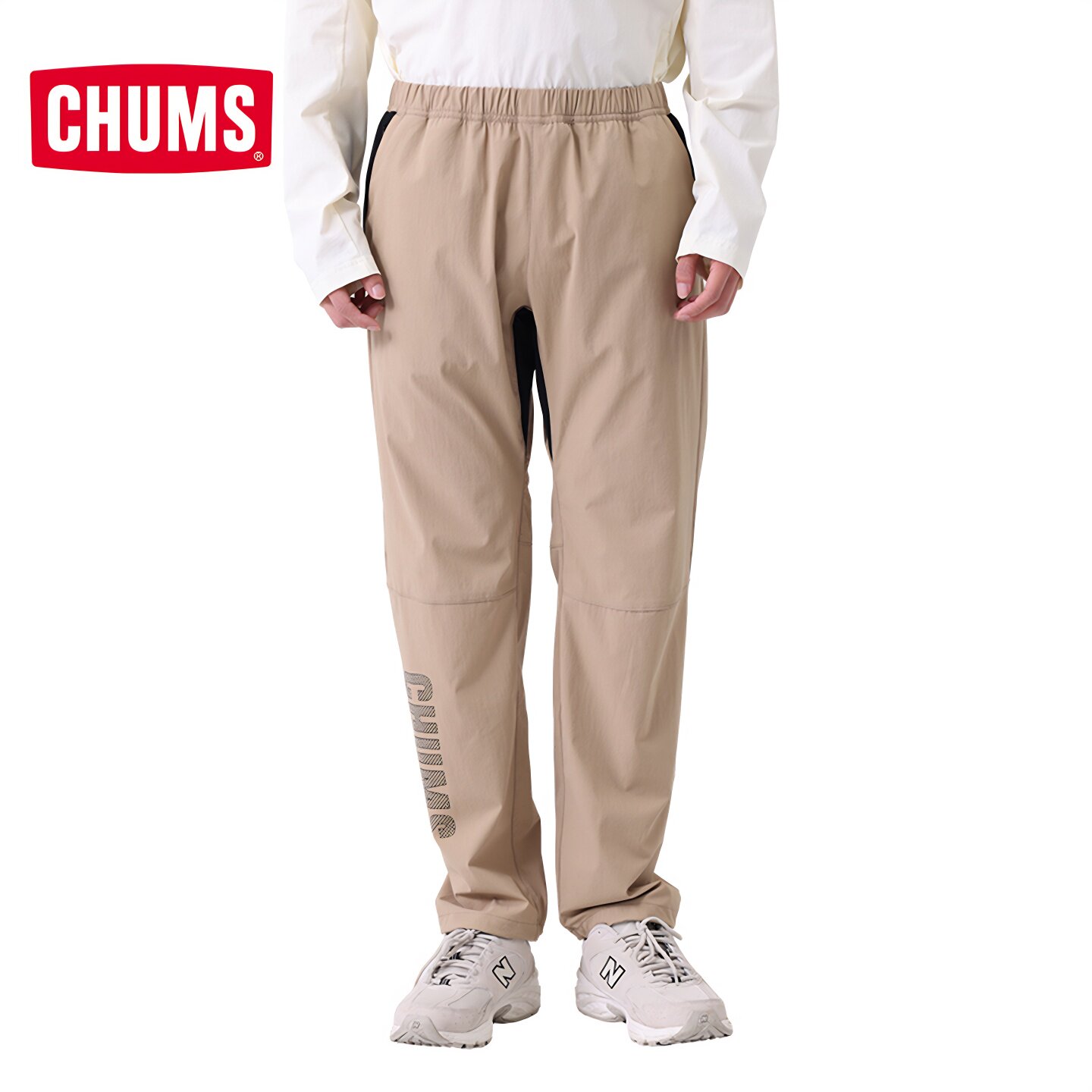 CHUMS洽洽鸟户外新品运动长裤宽松直筒垂感男女款休闲裤CH03-1332