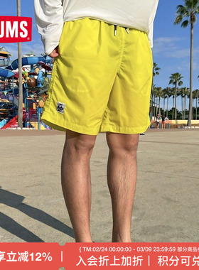 CHUMS洽洽鸟户外短裤夏休闲短裤男女同款宽松5分运动裤CH03-1330