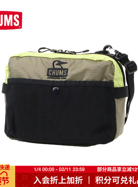 CHUMS洽洽鸟户外斜挎包休闲百搭单肩包运动通勤收纳包CH60-3474