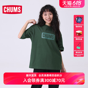 休闲T恤百搭短袖 CHUMS 户外男女款 2271 洽洽鸟潮牌休闲短袖 CH01