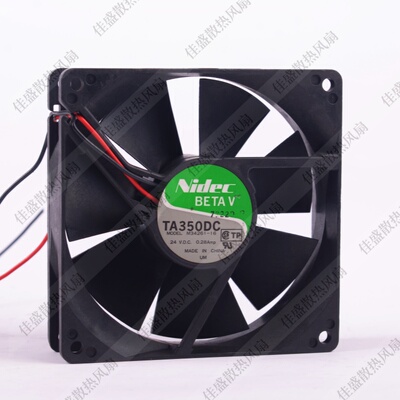 Nidec TA350DC 9225 24V0.28A M34261-16 9025 变频器9cm散热风扇