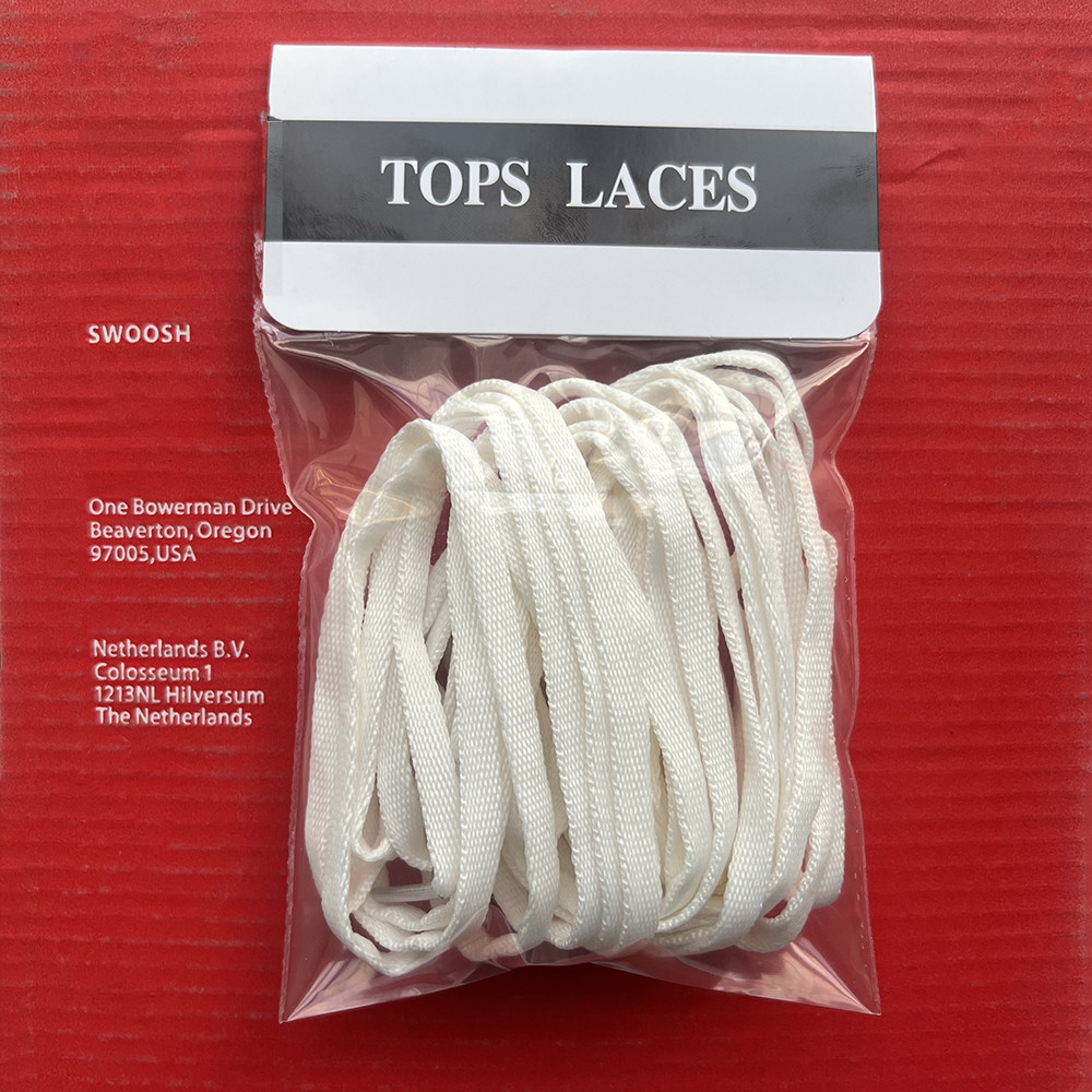 适用于Gold白金四勾空军一号nike耐克af1匡式原装mid米白色鞋带