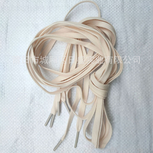 适用于ambush联名af1空军一号AIR FORCE1米白色米黄微蜡纯棉鞋带