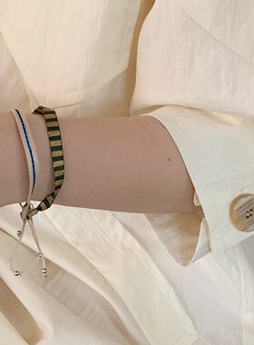 民族风嬉皮风小众手链夏日叠戴